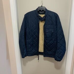 Marc New York Men's Dark Blue Quilted Jacket